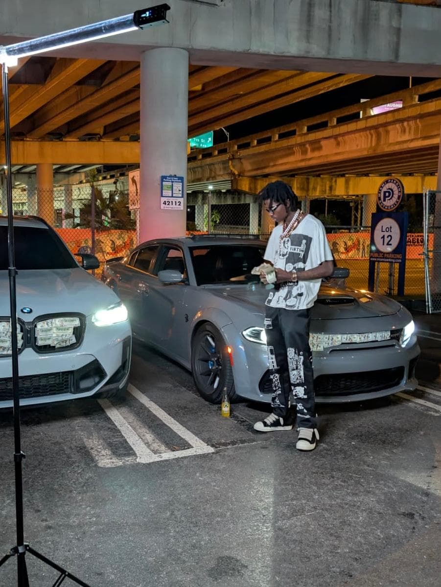 Luxury car — angle and reflections