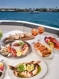 Private chef dining — celebration meal